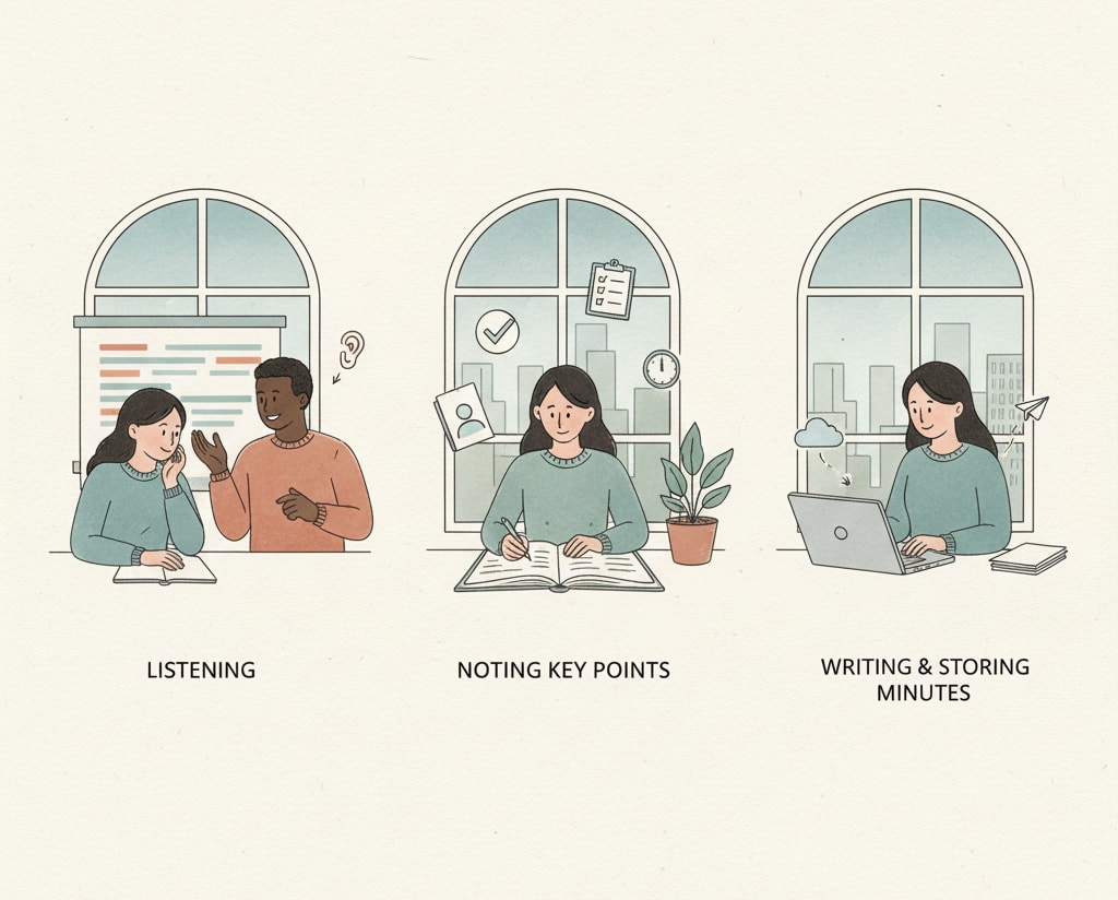 Kako napisati zapisnik Meeting minutes<br />
